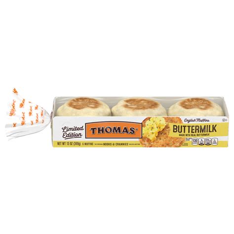 Save On Thomas Limited Edition Buttermilk English Muffins 6 Ct Order Online Delivery Stop