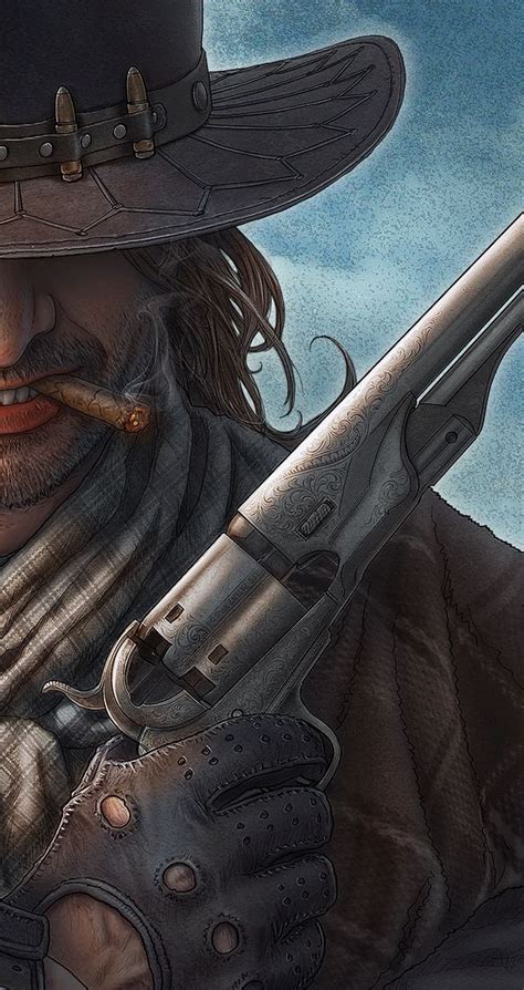 Gunslinger Cowboy Art West Art Western Comics
