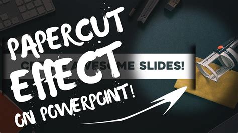 Paper Cut Effect Professional Powerpoint Slide Design Powerpoint Pro