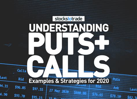 How To Trade Puts And Calls Calls And Puts How To Trade Calls And