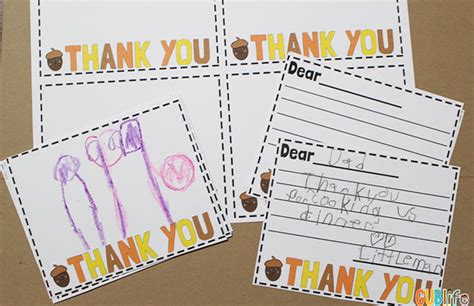 Gubing Thanks Teaching Kids To Write Thank You Cards Printable Gublife