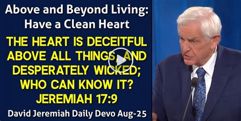 David Jeremiah August 25 2022 Daily Devotional Above And Beyond