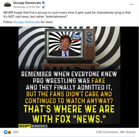 Fact Checking A Claim That Fox News Says Its Programming Is