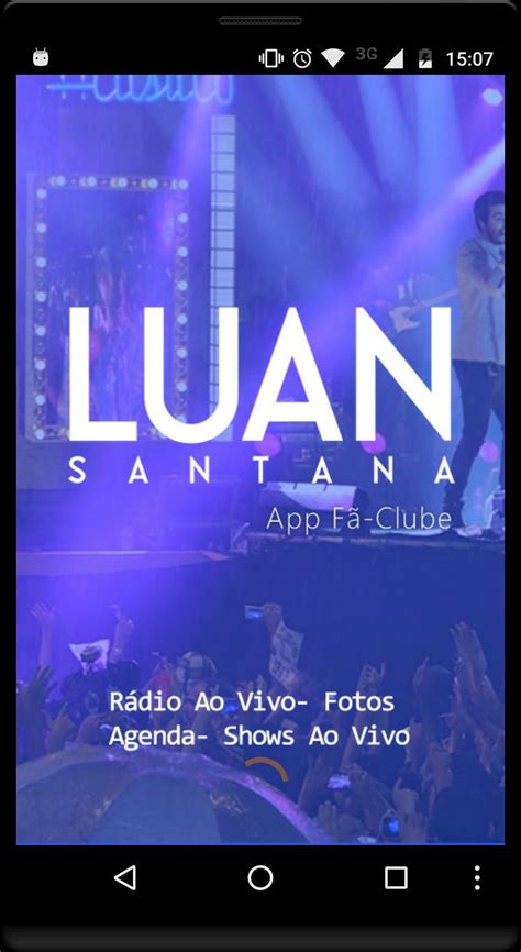 (back) (play) (pause) (next) (download). Luan Santana Rádio for Android - APK Download