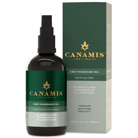 Canamis 500mg Cbd Massage Oil