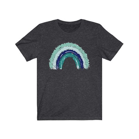 Camiseta Arco Iris Para Las Mujeres Arco Iris Camiseta Para Etsy
