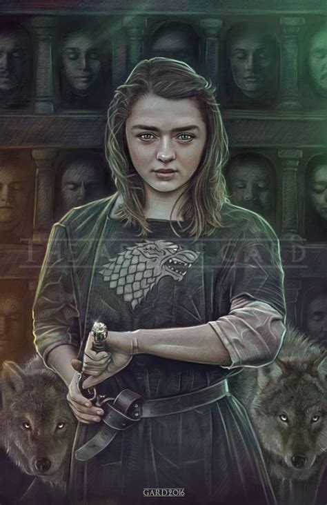 Arya Stark From Game Of Thrones 11x17 High Quality Art Print Game