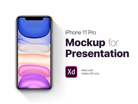 Iphone 11 Pro Mockup For Behance Portfolio Presentation Uplabs