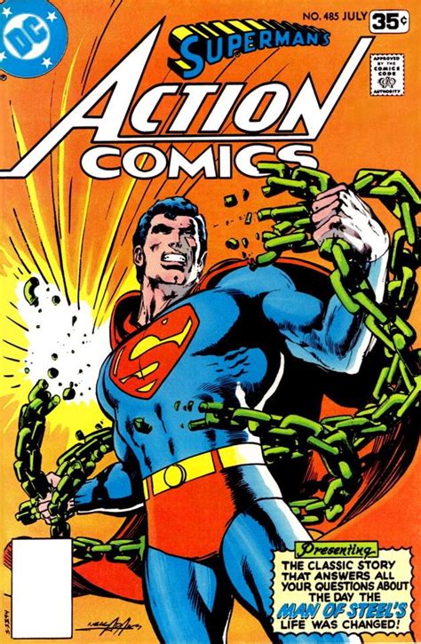 Action Comics 485 Cover By Neal Adams Superman Action Comics