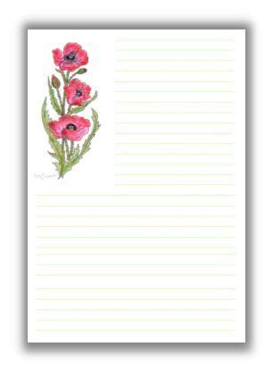 Briefpapier vorlage wir haben 20 bilder über briefpapier vorlage einschließlich bilder, fotos kostenloses briefpapier liniert zum ausdrucken! Blumen-Zauber - KreativZauber®