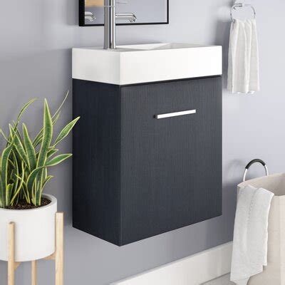 When remodeling, we often work in older homes which can have an issue of limited space. Narrow Depth Bathroom Vanity | Wayfair