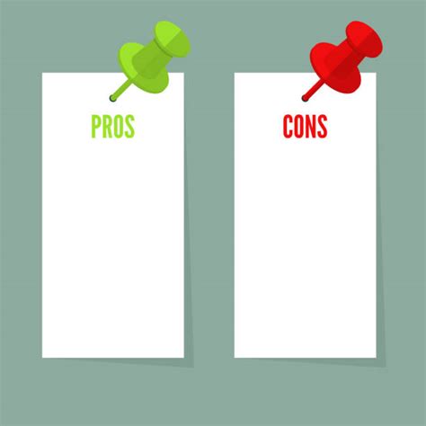Top 60 Pros And Cons Clip Art Vector Graphics And Illustrations Istock