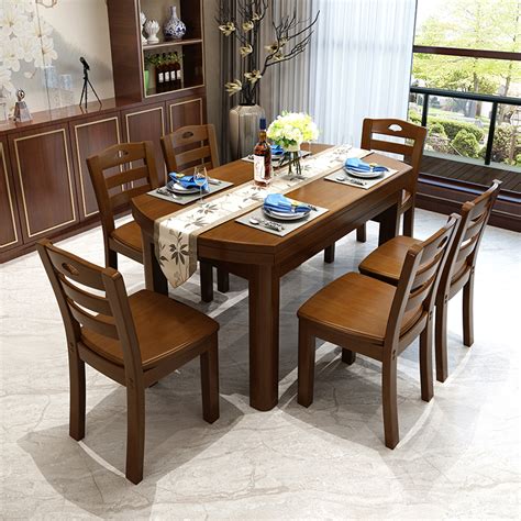 Greenheart furniture uk ireland butterfly dining set with 4 folding chairs grey and pine table chairs 38 out of 5 stars 15 19999 199. Buy Solid wood dining tables and chairs combination simple modern new Chinese folding telescopic ...