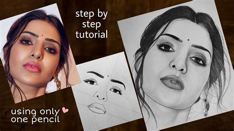 How To Draw Samantha Step By Step Drawing Tutorial Youcandraw Youtube