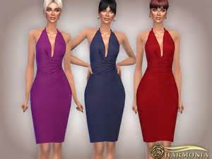 The Sims Resource Bandage Drape Feminine Dress By Harmonia Sims 4