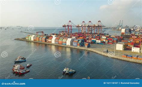 Callao Lima Peru October 13 2019 View Of Dock And Containers In