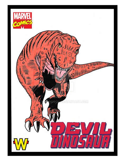 Devil Dinosaur Marvel Charaktere Wiki Fandom