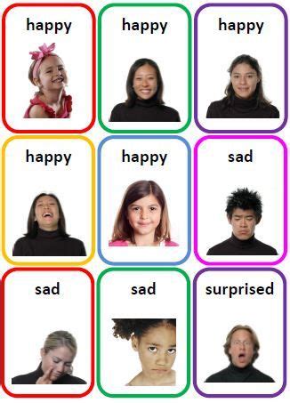 Free Printable Emotion Flash Cards Emotions Activities Emotions