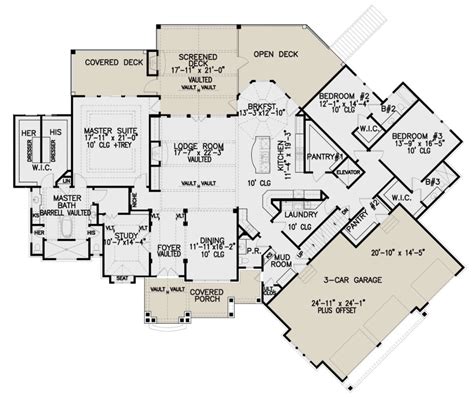 House Plan 699 00266 Craftsman Plan 4851 Square Feet 5 Bedrooms 55 Bathrooms In 2021