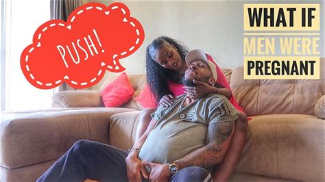 Our Pregnancy Announcement If Men Were Pregnant Youtube