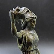 Greek Goddess Athena Bronze Statue, Greek Mythology, Metal Art ...