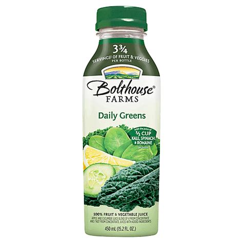 Bolthouse Farms Daily Greens 100 Fruit And Vegetable Juice 450 Ml