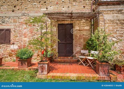 Old Brick House In Tuscany Stock Photo Image 42844052