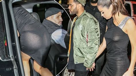 Selena Gomez Flashes Her Pants On Hot Date With The Weeknd Mirror Online