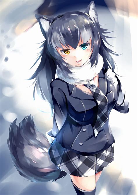 Dark Anime Girls Wolf Girl 145 Neko Animado Anime Wolf Lobo