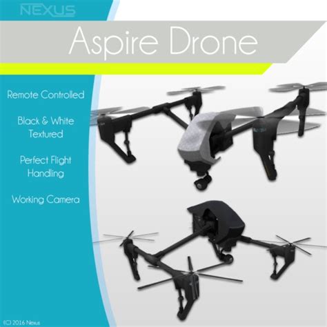 Second Life Marketplace Nexus Aspire Drone