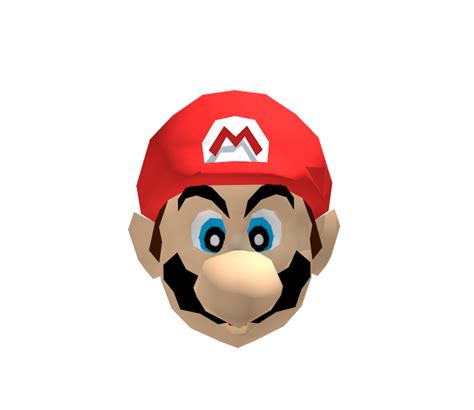 Nintendo 64 - Mario Party 2 - Mario's Face - The Models Resource png image