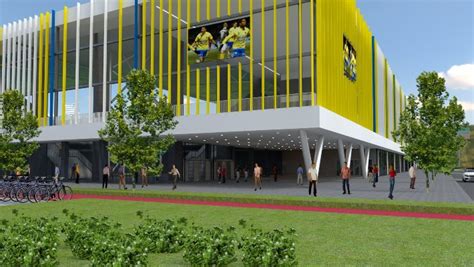 ˈkɑmbyːr ˌstaːdijɔn) is a football stadium in the east side of the city of leeuwarden, netherlands. New SC Cambuur Stadium has near-final designs | The ...