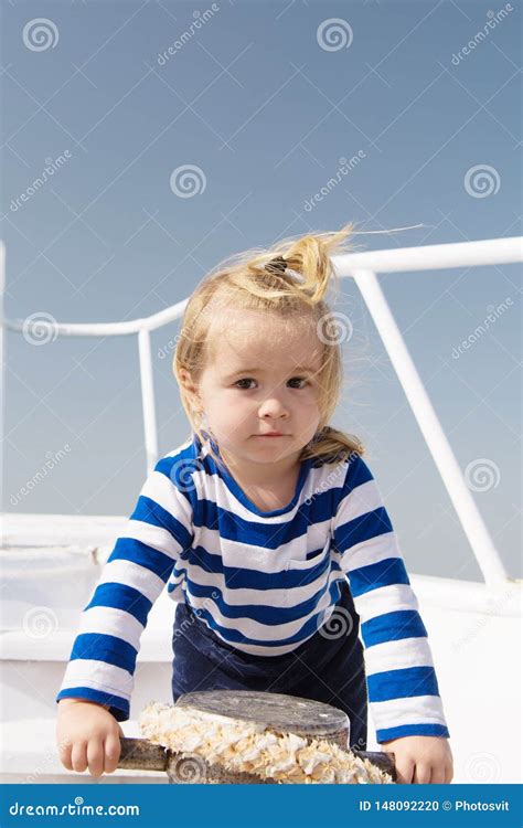 Baby Boy Enjoy Vacation Sea Cruise Ship Child Sailor Boy Sailor