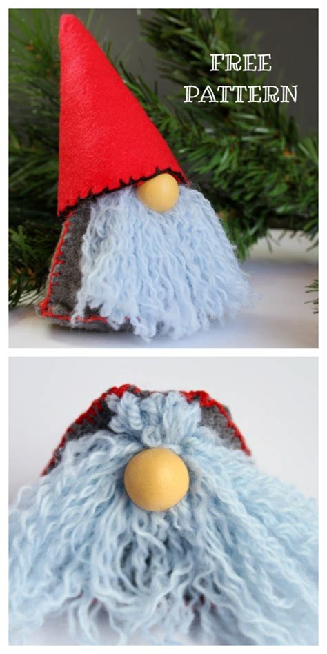 Christmas Gnome Pattern PDF Gnome Tutorial For Sewing Sewing Fiber