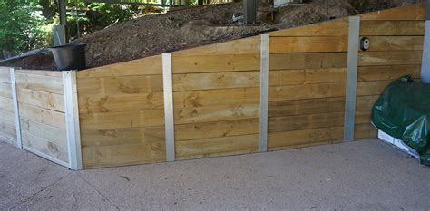 How To Build A Timber Retaining Wall Australia Wall Design Ideas