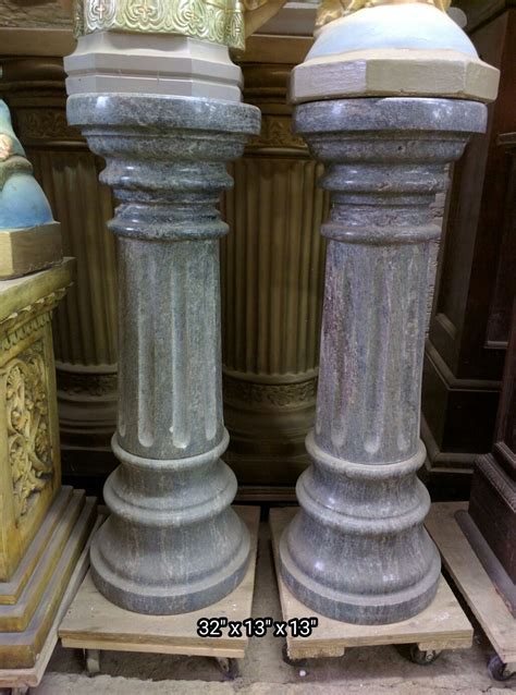 Statue Pedestals Used Church Items