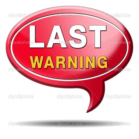 Last Warning Sign — Stock Photo © Kikkerdirk 33777235