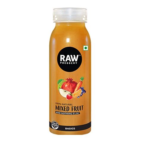 Raw Pressery 100 Natural Cold Pressed Juice Mixed Fruit Pet Bottle
