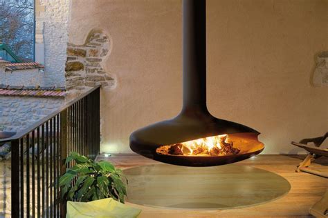 Suspended Rotating Fireplace Suspended Fireplace Fireplace Wood