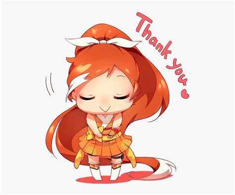 Anime Thank You Png Png Download Cartoon Transparent Png Kindpng