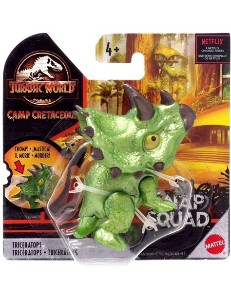 Jurassic World Snap Squad Triceratops Mattel Futurartshop
