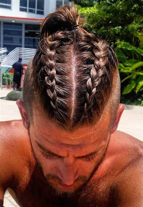 Braided hairstyles transcend these gender boundaries with style and flair, especially when you combine the modern bun with pigtails. 110 Popular Braids for Men and How to Wear Them