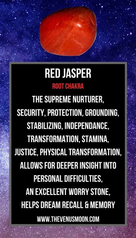 Red Jasper Properties Spiritual Crystals Crystal Uses Crystal