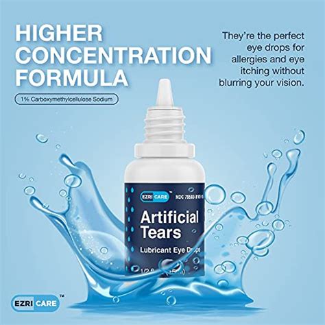 Pk Artificial Tears Eye Drops For Dry Eyes Extra Strong Moisturizing Lubr