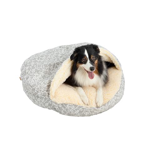 Snoozer® Wag Collection Ramey Gray Luxury Cozy Cave® Round Dog Bed