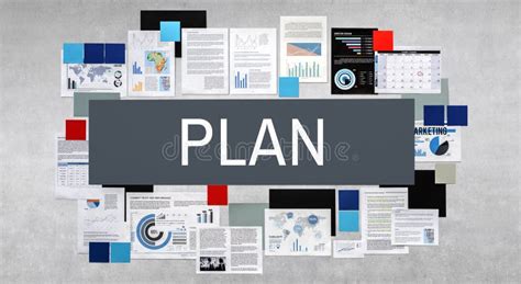 Plan Planning Organization Solution Concept Stock Illustration