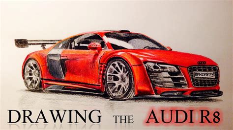 More images for dessin voiture audi r8 » Drawing The Audi R8 - YouTube