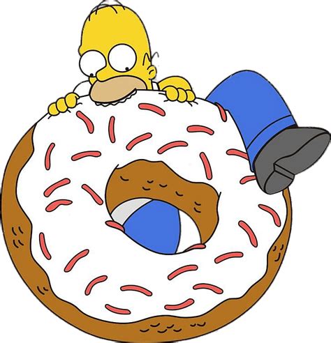 Homer Simpson Mange Un Donut Png Transparents Stickpng Images And Photos Finder