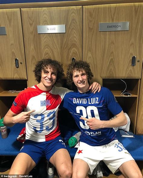 Check out his latest detailed stats including goals, assists, strengths & weaknesses and match ratings. David Luiz poses alongside Slavia Prague's Alex Kral as ...