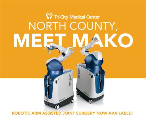 Tcmc First In North County To Offer Mako Smartrobotics For Knee And